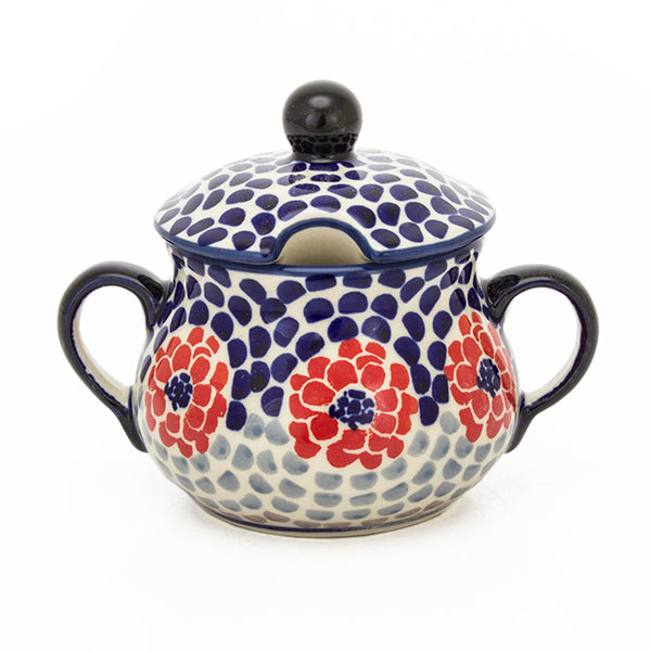Cukiernica ceramiczna AS72 kwiaty/kropki
