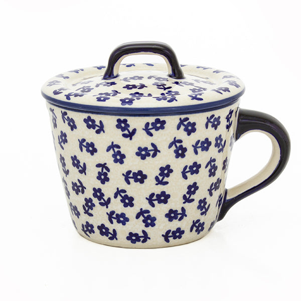 Smalcówka mała ceramiczna ASBS kwiatuszki
