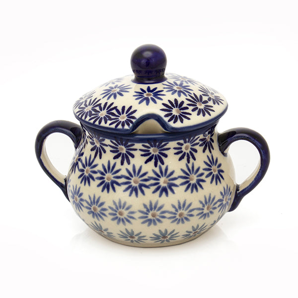 Cukiernica ceramiczna AS55 w niebieskie kwiaty
