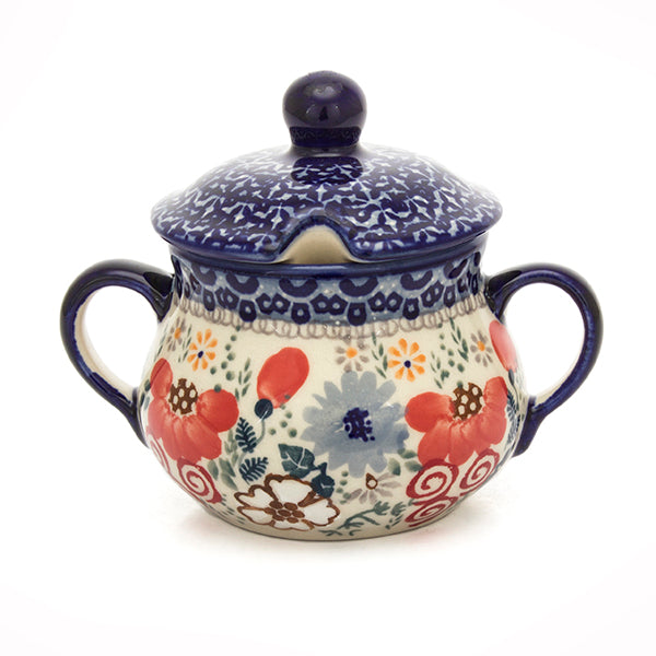 Cukiernica ceramiczna EO38 w czerwone maki