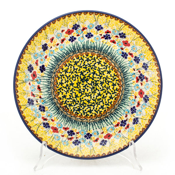 Talerz śniadaniowy 22 cm WK77 żółta łączka