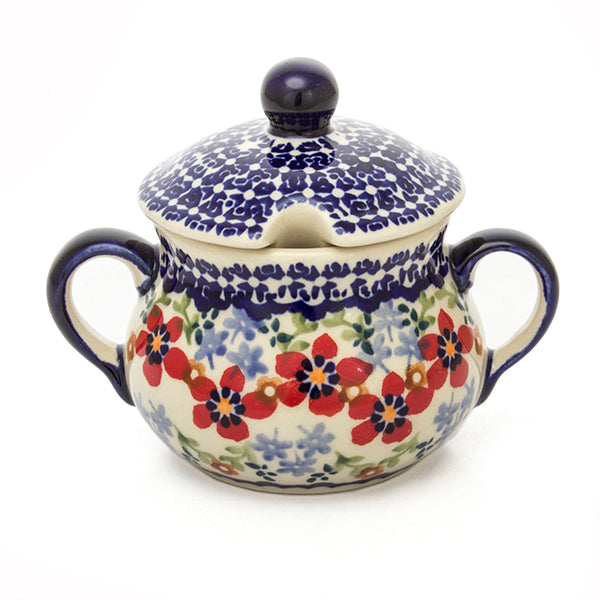 Cukiernica ceramiczna MM01 kwiatowy motyw