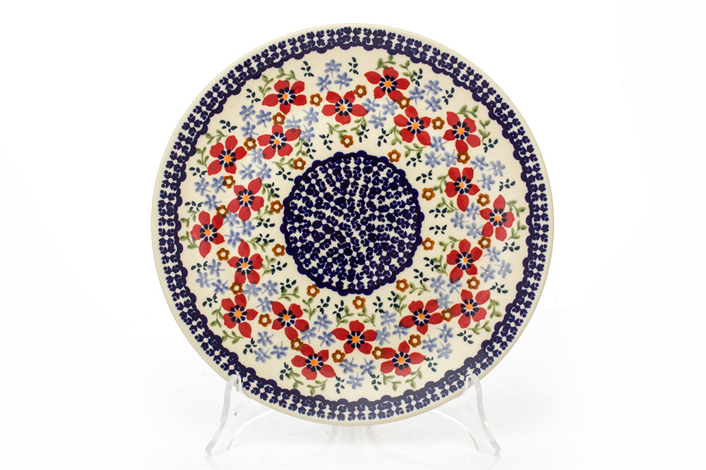 Talerz śniadaniowy 22 cm MM01 kwiatowy motyw