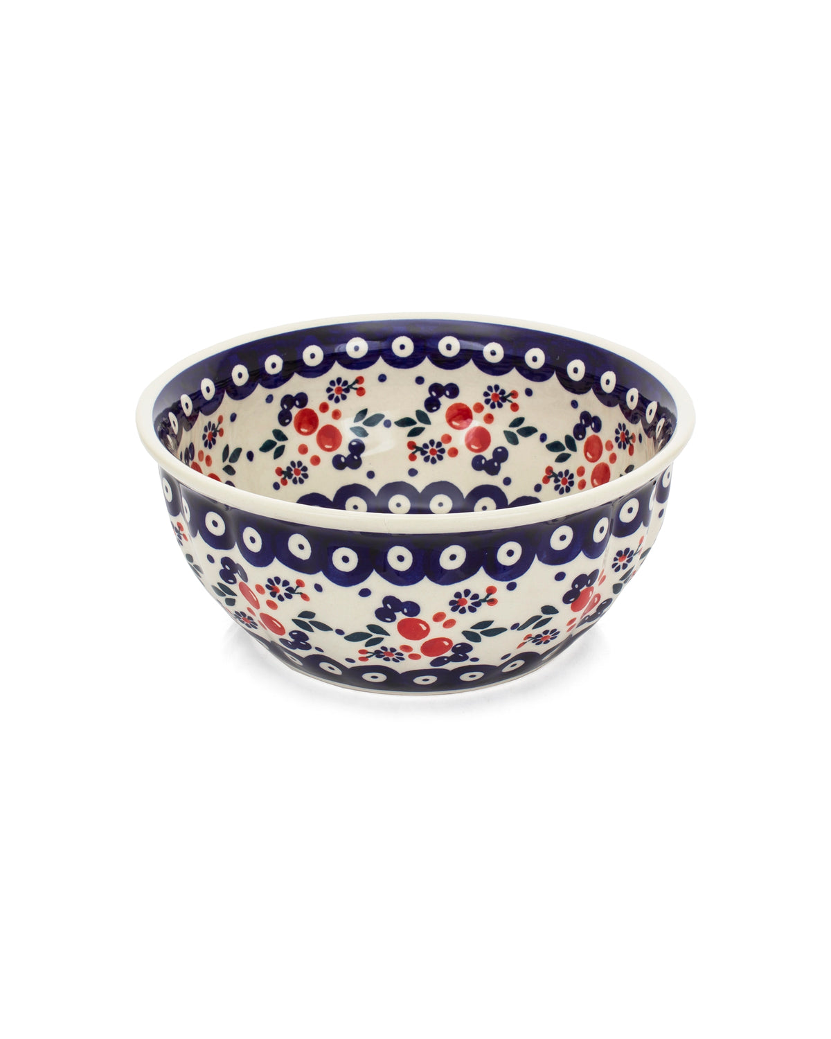 Miska falowana F21 BL04 owoce