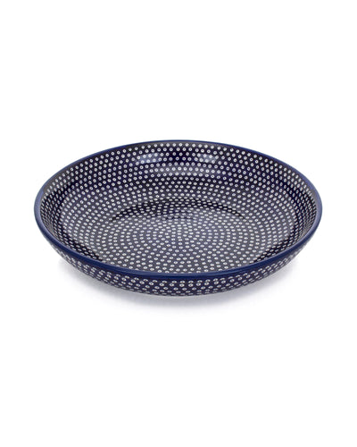 Miska na sałatki Salaterka granatowa 30 cm 70MI w kropki