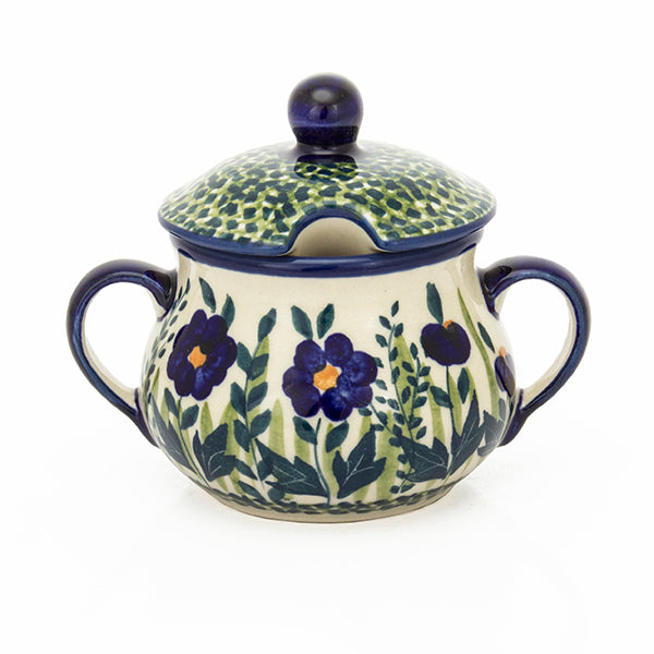 Cukiernica ceramiczna IM03 granatowe kwiaty
